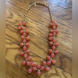 Chunky Coral Beaded Necklace